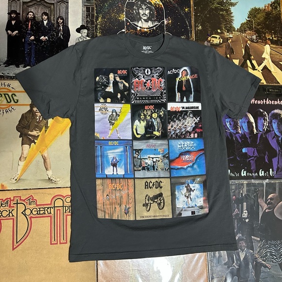 AC/DC album covers t shirt 2010 - Picture 1 of 3